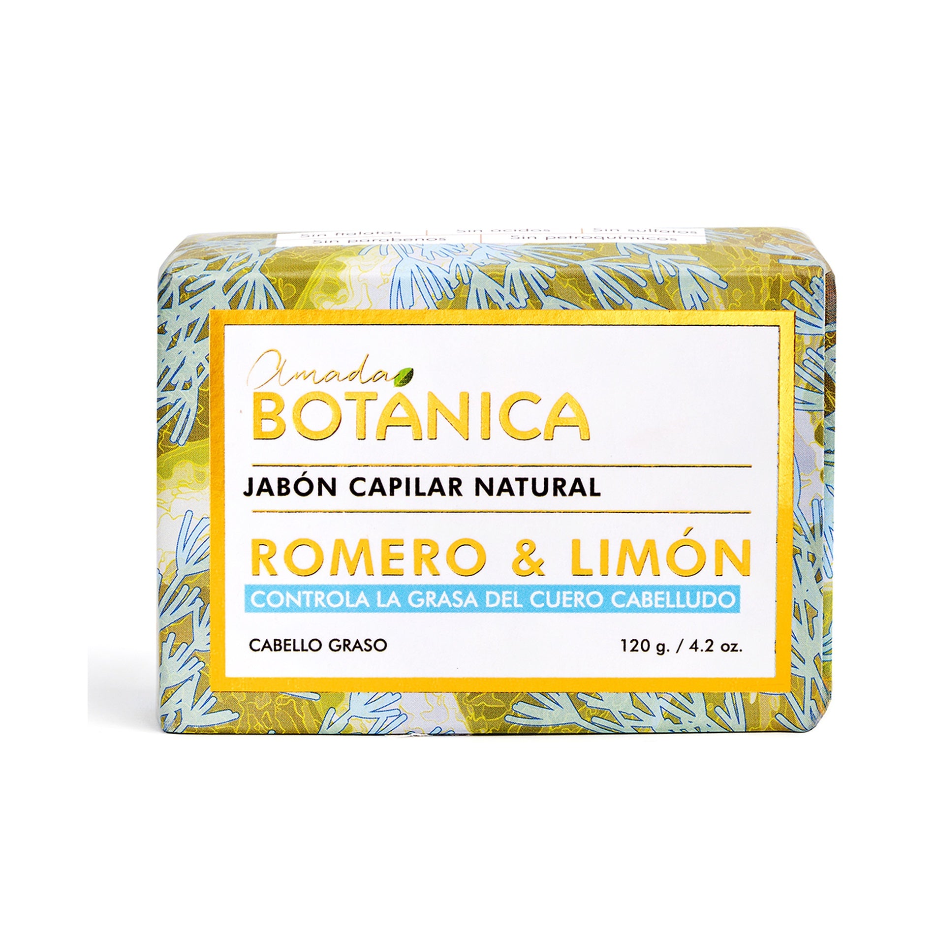 SHAMPOO ANTI-GRASA ROMERO & LIMÓN