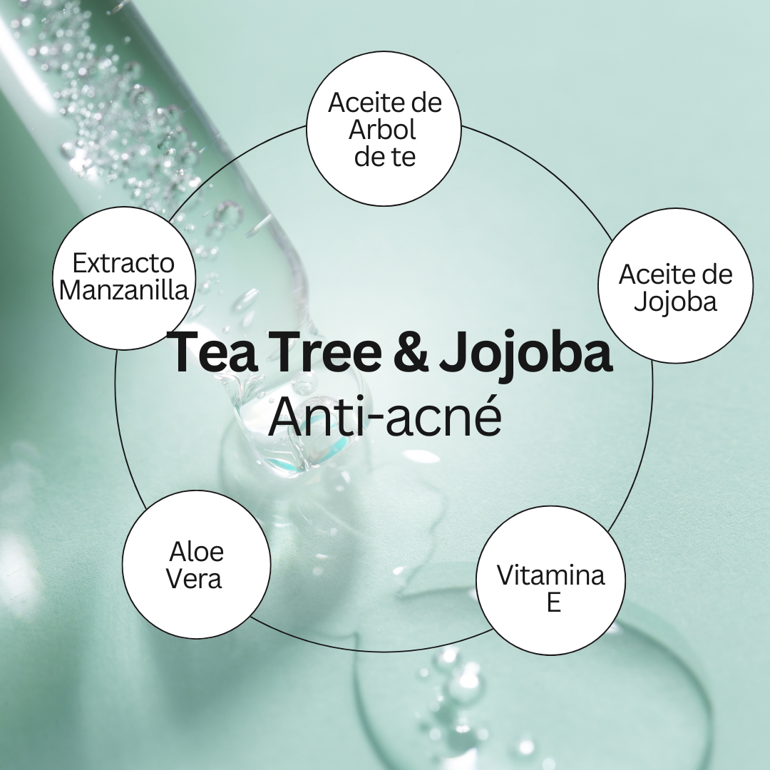 JABÓN ANTI-ACNÉ TEA TREE & JOJOBA
