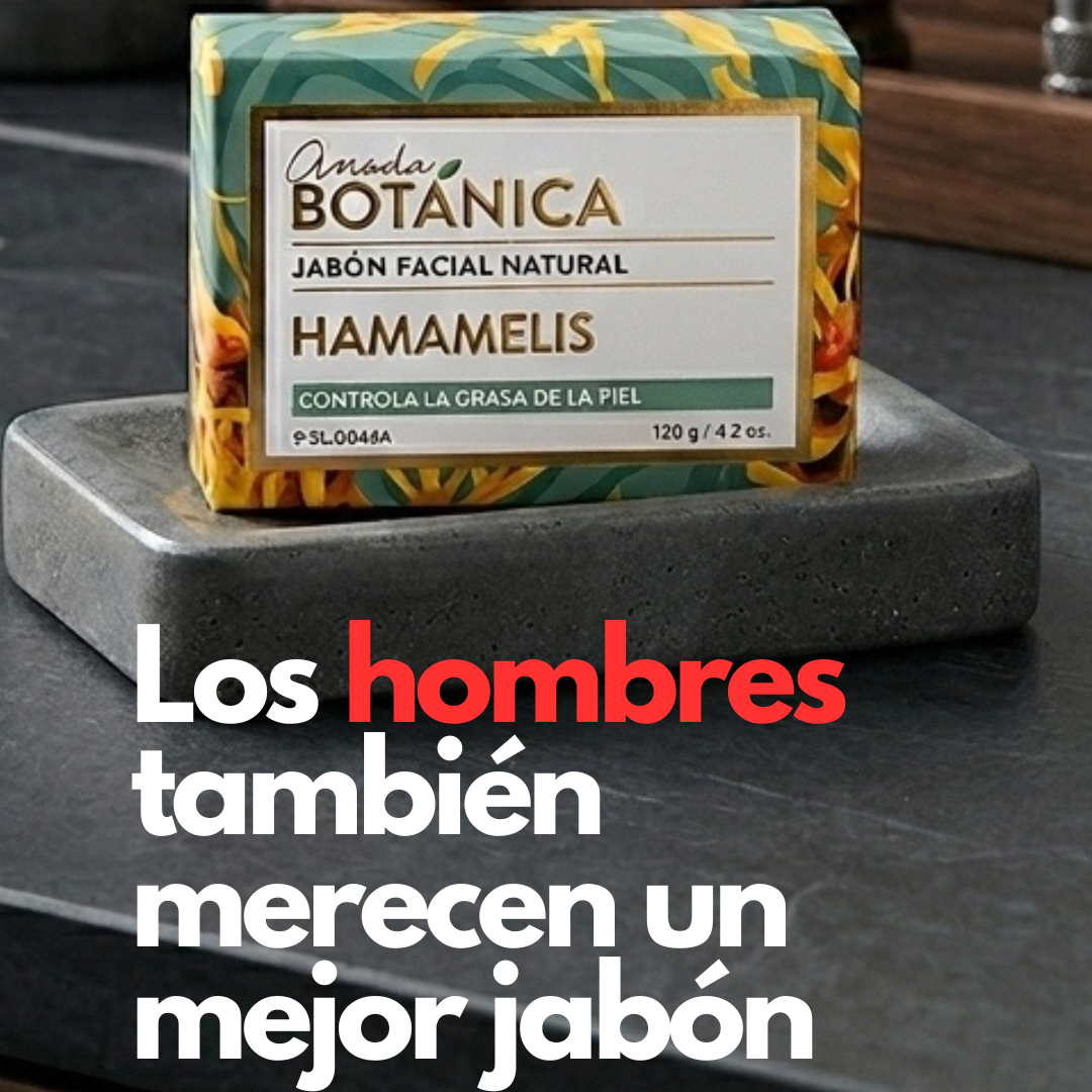 JABÓN FACIAL HOMBRES HAMAMELIS