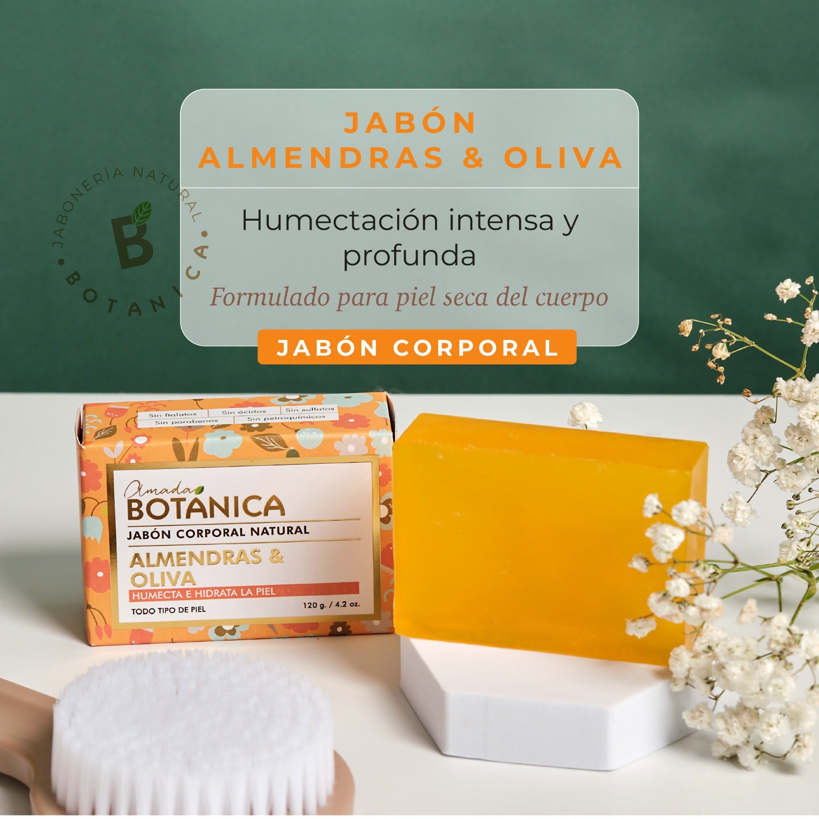 JABÓN CORPORAL ALMENDRAS & OLIVA