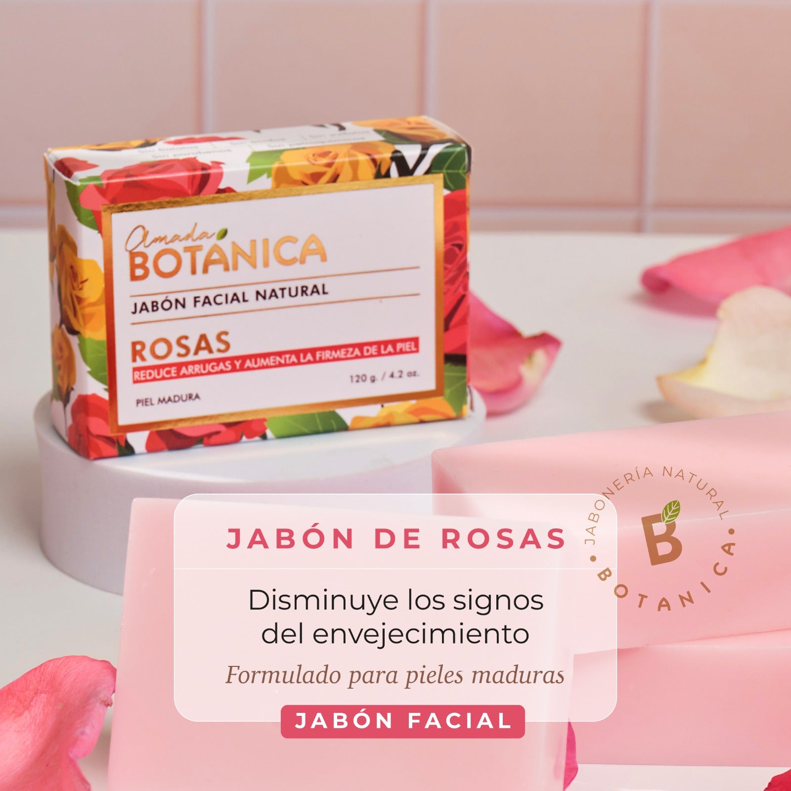 JABÓN ANTI-EDAD ROSAS