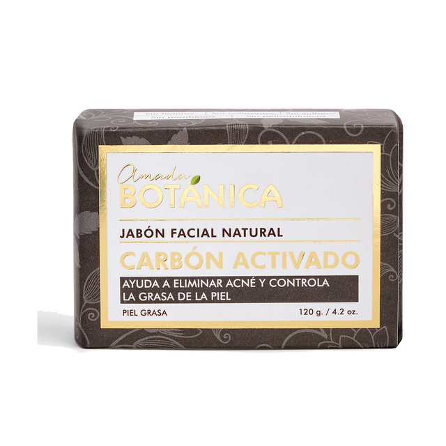 JABÓN ANTI-ACNE PIEL GRASA CARBÓN ACTIVADO