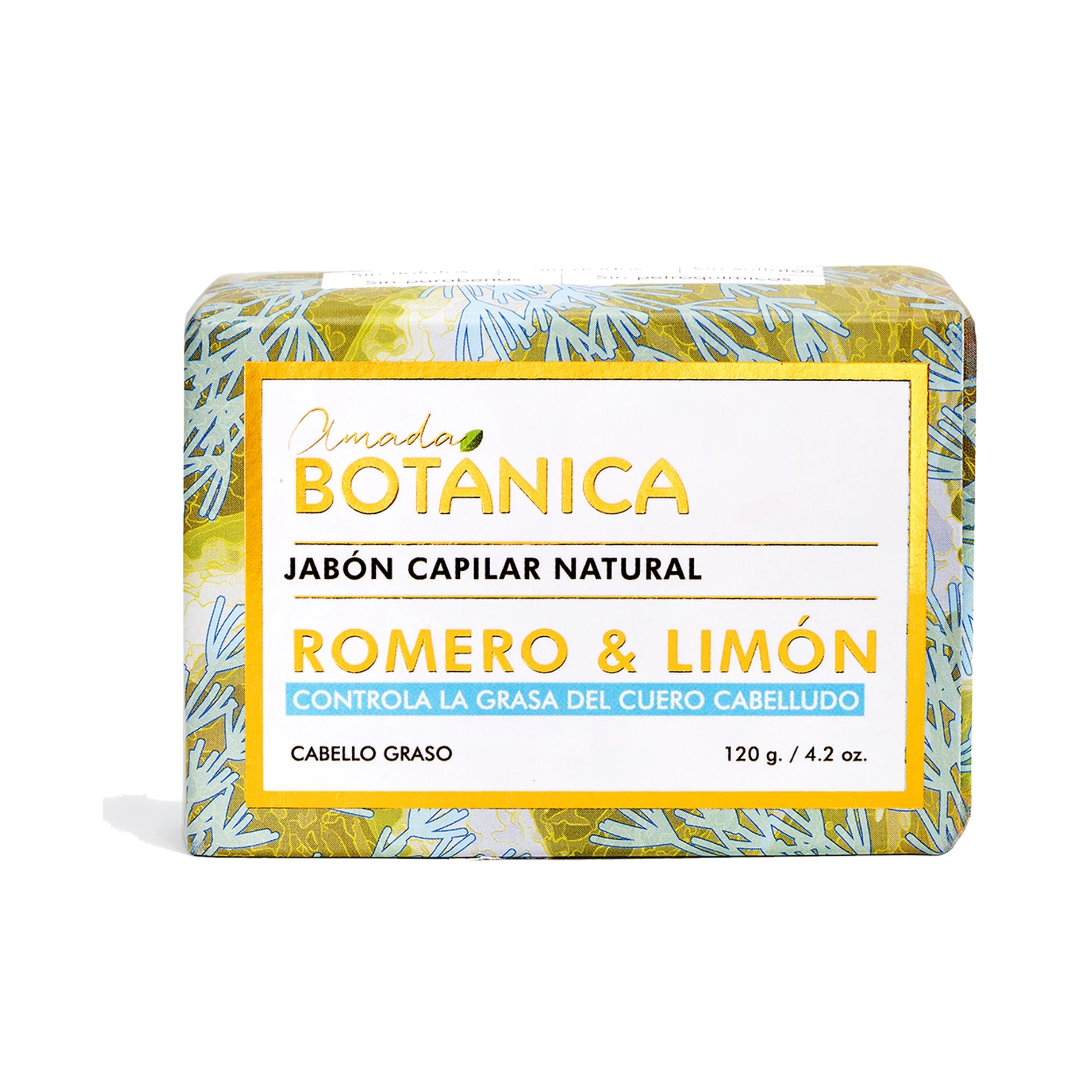 SHAMPOO ANTI-GRASA ROMERO & LIMÓN