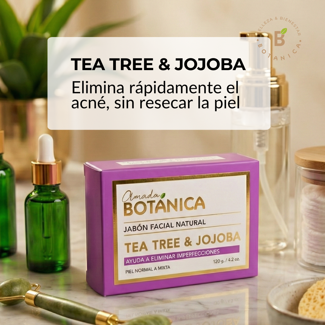 JABÓN ANTI-ACNÉ TEA TREE & JOJOBA