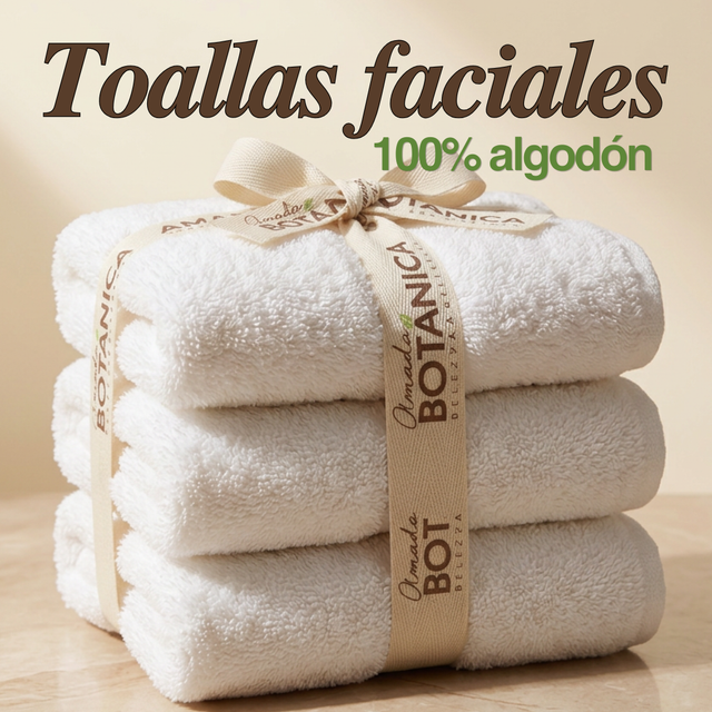 3 TOALLAS FACIALES