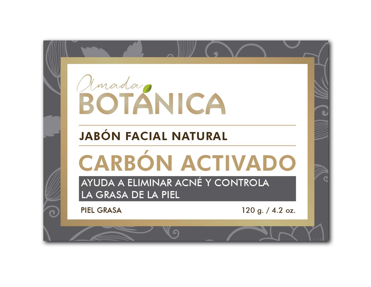 JABÓN ANTI-ACNE PIEL GRASA CARBÓN ACTIVADO