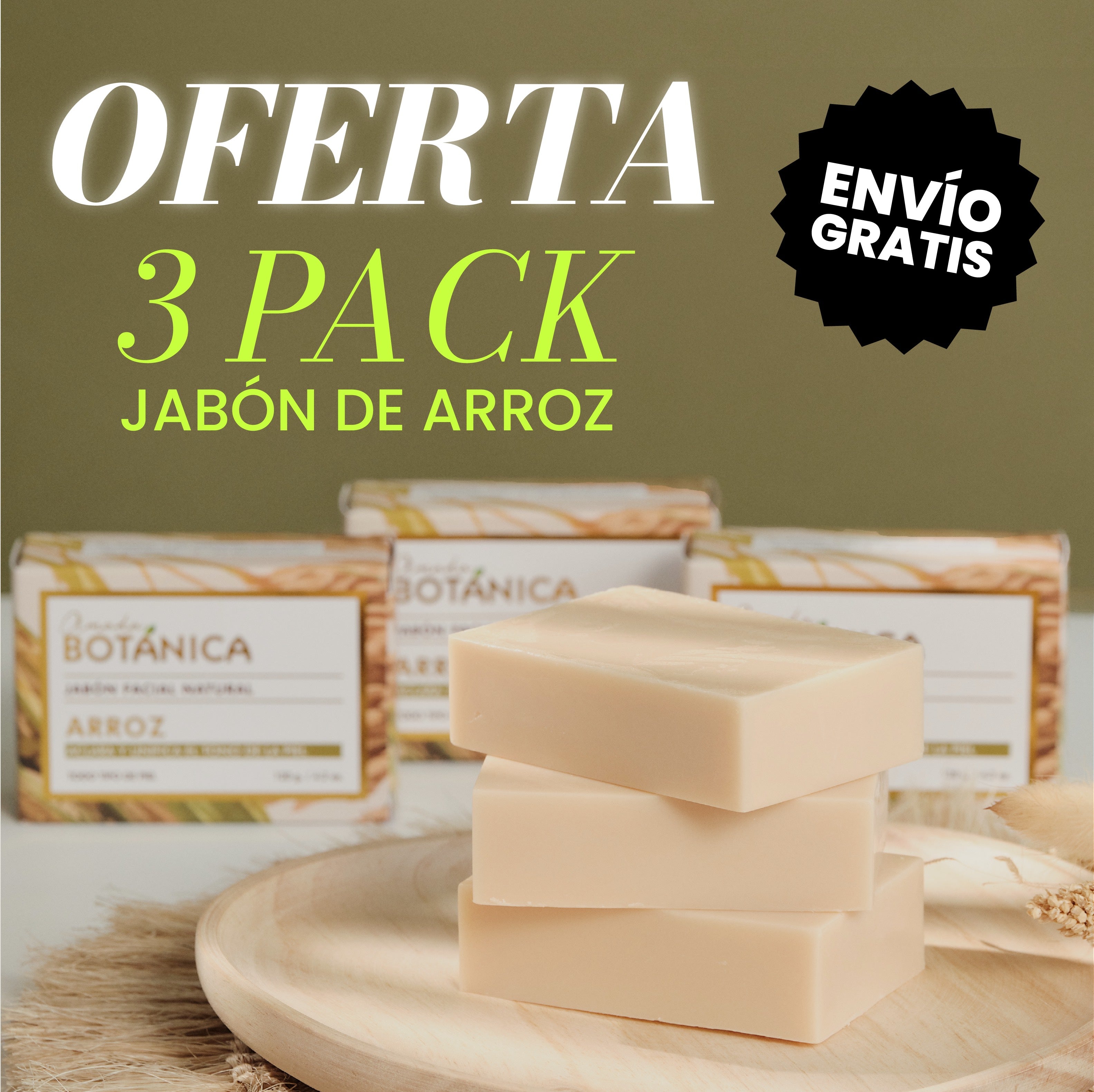 OFERTA JABÓN ARROZ