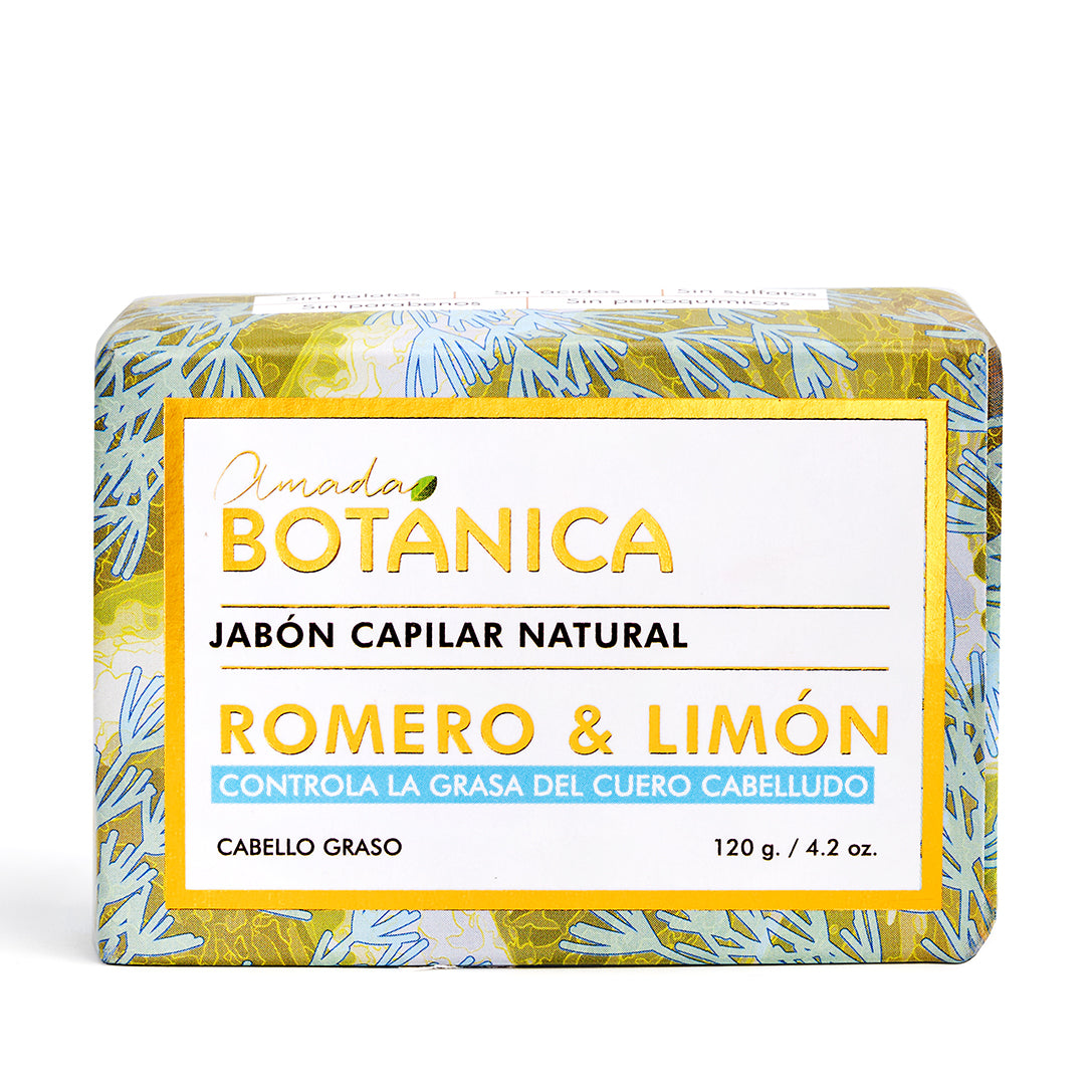 SHAMPOO ANTI-GRASA ROMERO & LIMÓN