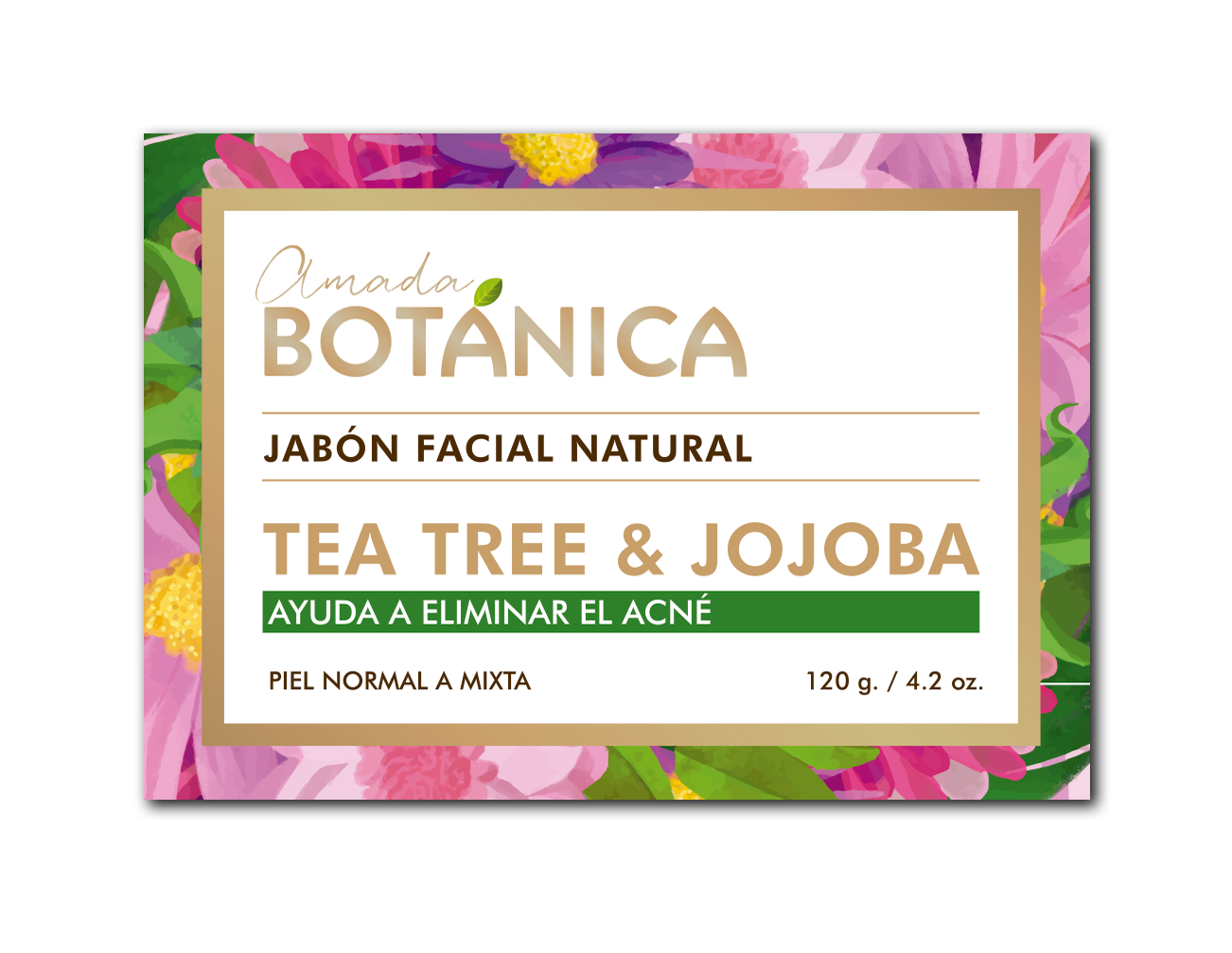 JABÓN ANTI-ACNÉ TEA TREE & JOJOBA