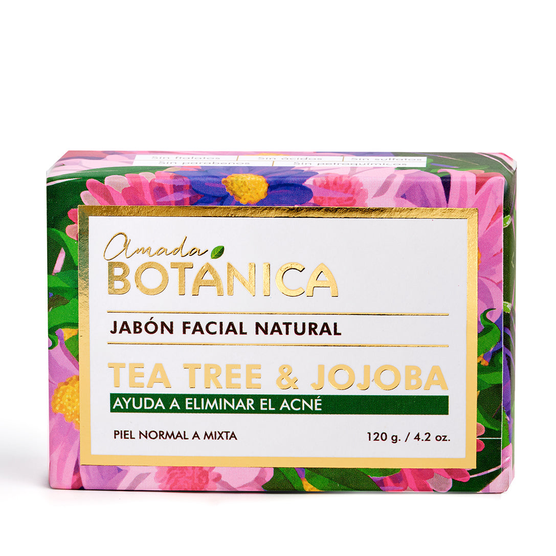 JABÓN ANTI-ACNÉ TEA TREE & JOJOBA