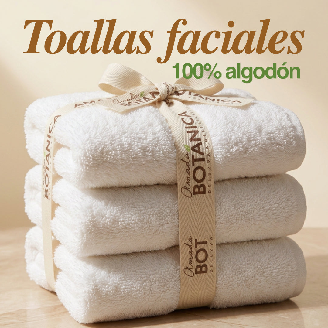 3 TOALLAS FACIALES
